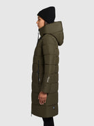 khujo-coat-jilias5-dark-green-gesteppter-damen-wintermantel image 5