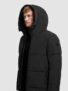 khujo-mantel-lear-black-damen-steppmantel-loose-fit image 8