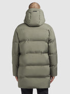 khujo-coat-morse-light-olive-wattierter-mantel-mit-kapuze image 3