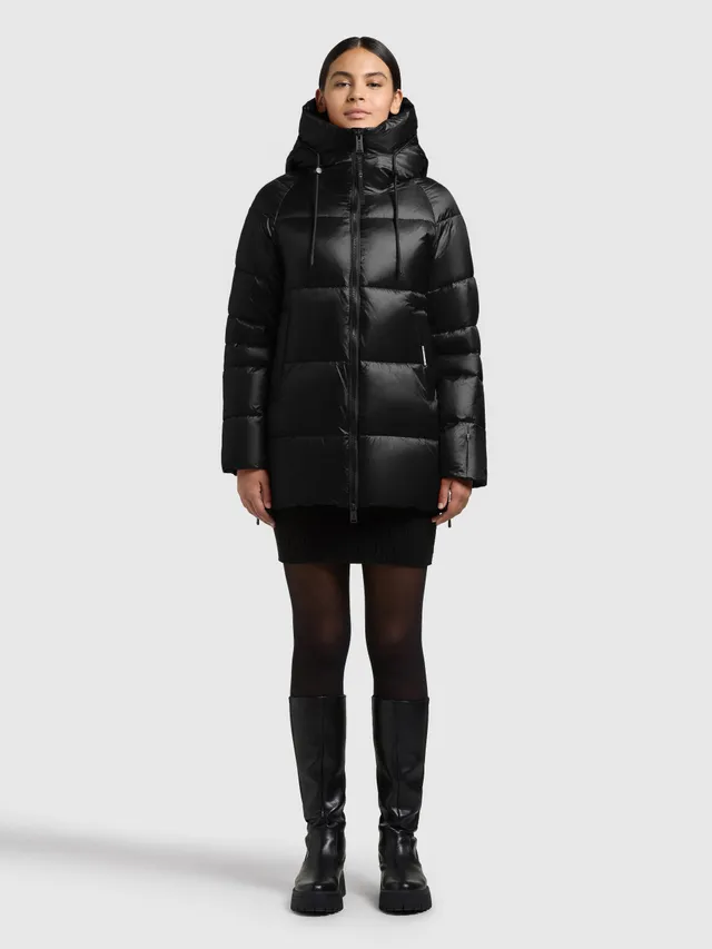 khujo-jacke-cara-black-gl-nzende-steppjacke-loose-fit image 1