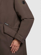 khujo-coat-agneta-taupe-dark-knielanger-wintermantel-mit-teddy-kapuze image 8
