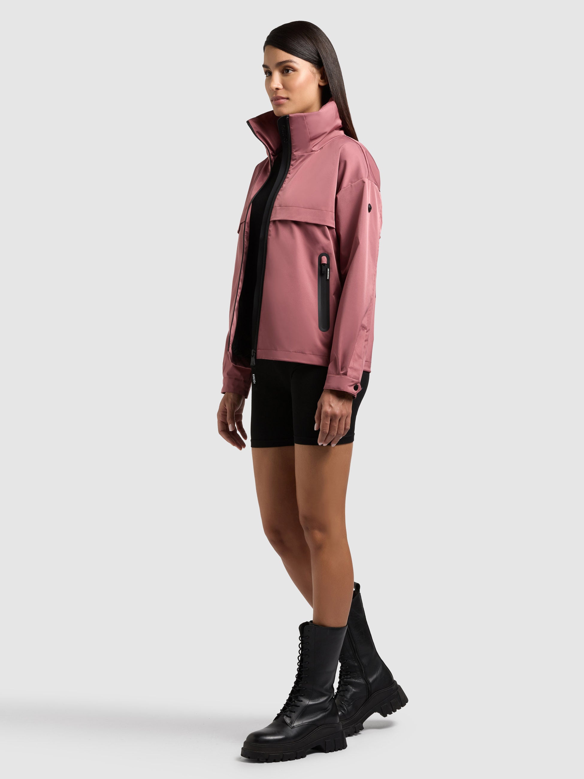 khujo-jacke-raibe2-fuchsia-damen-sommerjacke-regular-fit image 2