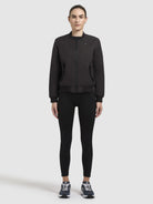 khujo-jacke-philo-schwarz-bomber-sommerjacke-damen-regular-fit image 6