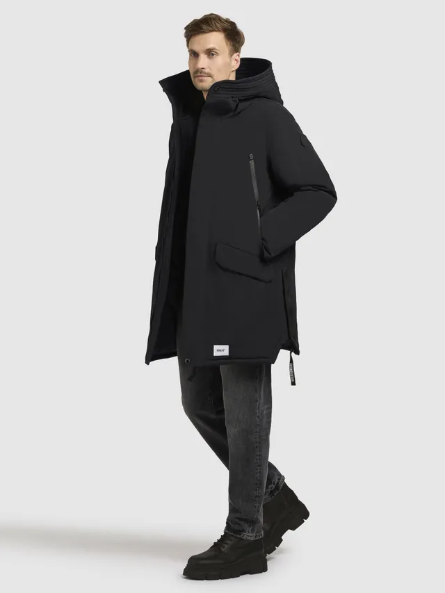 khujo-coat-larc-parka-schwarz image 1