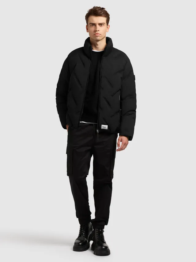 khujo-clover-damen-steppjacke-black-h-ftlang image 1