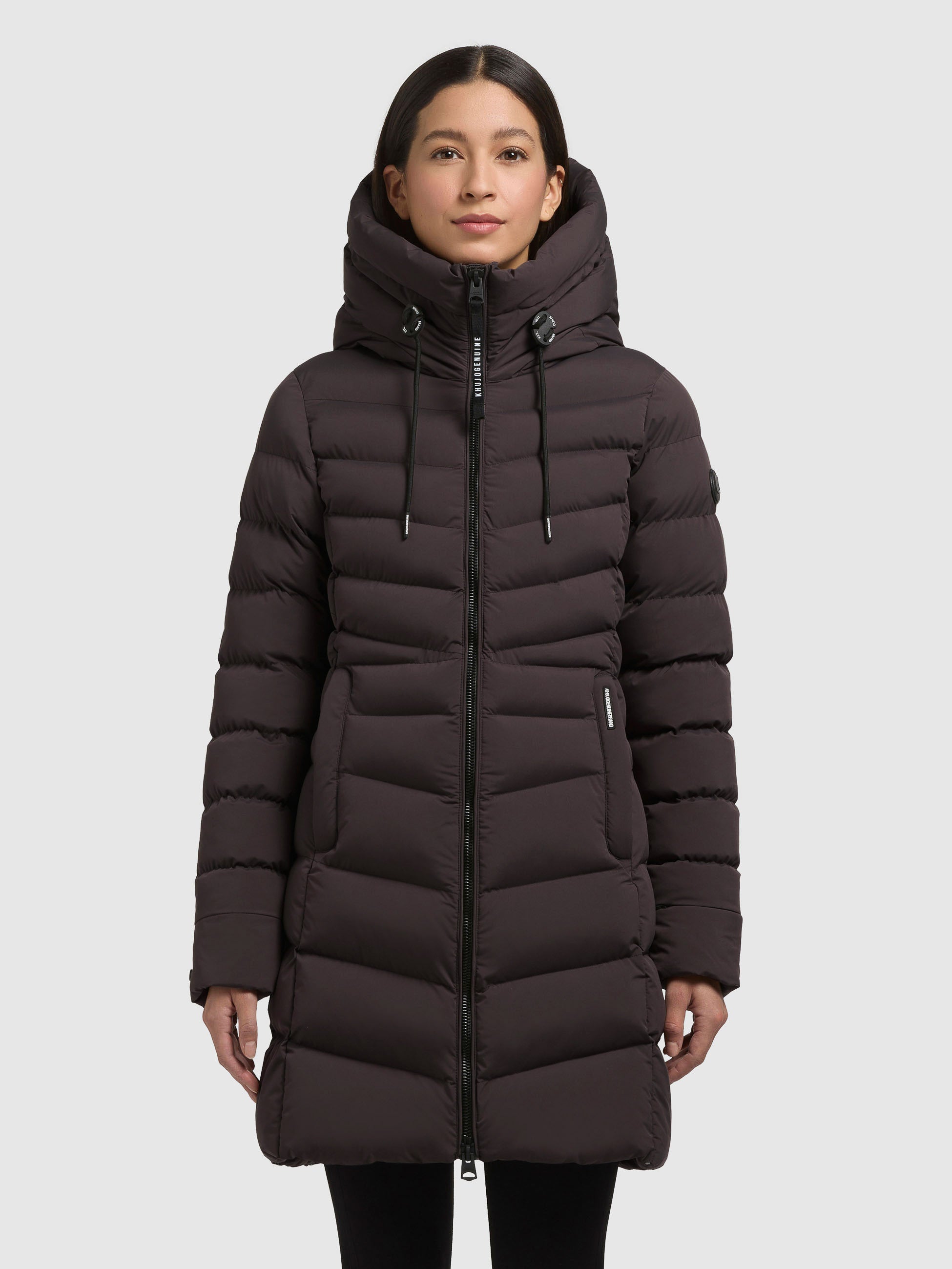 khujo-mantel-tuhani5-moody-plum-leichter-stepp-kurzmantel-damen-slim-fit image 4