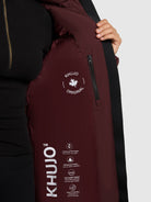 khujo-jacke-drown-matt-moscato-red-damen-steppjacke image 8