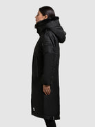 khujo-coat-oliva-bomber-black-wintermantel-loose-fit-bomber-look image 5