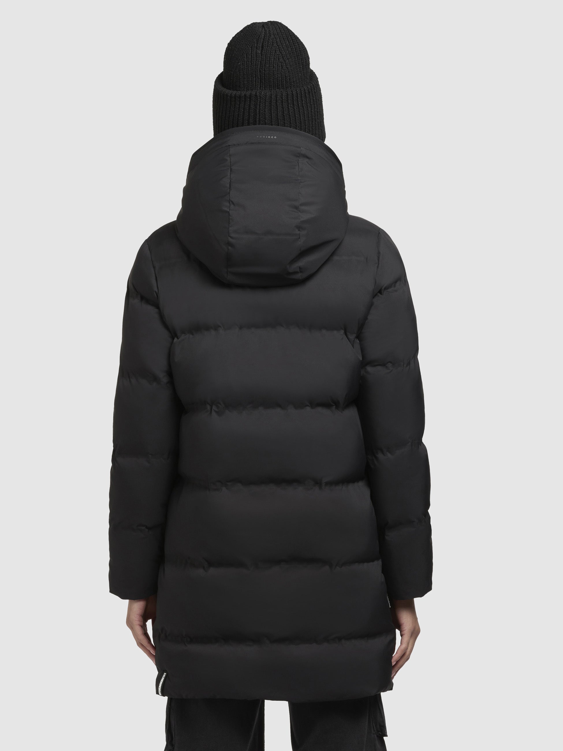 khujo-mantel-dido3-schwarz-steppmantel-regular-fit-damen image 3