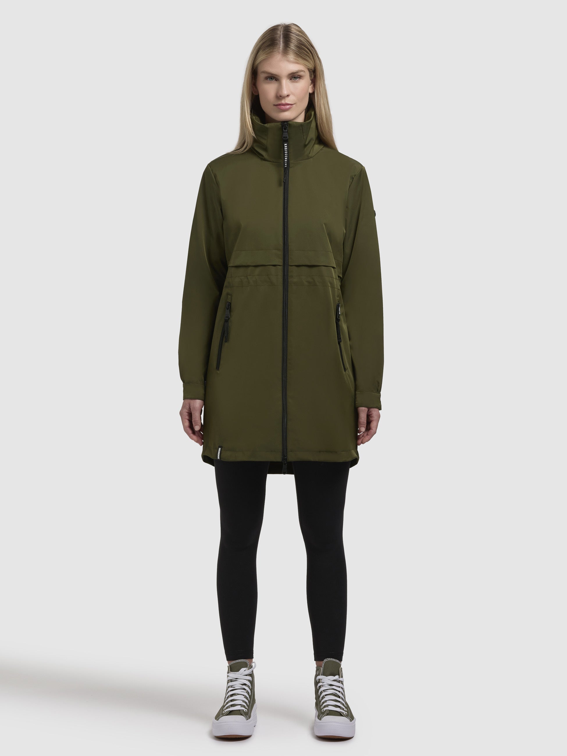 khujo-mantel-narin-olivgr-n-sommerparka-regular-fit-damen image 1