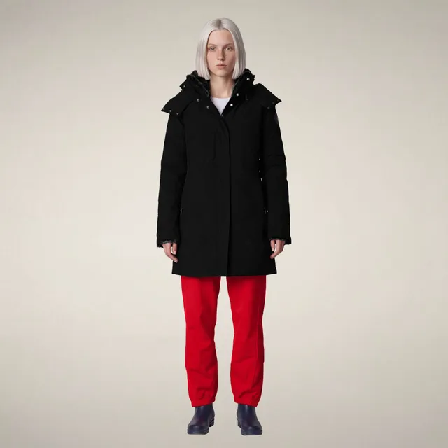 save-the-duck-samantah-parka-damen-schwarz image 1