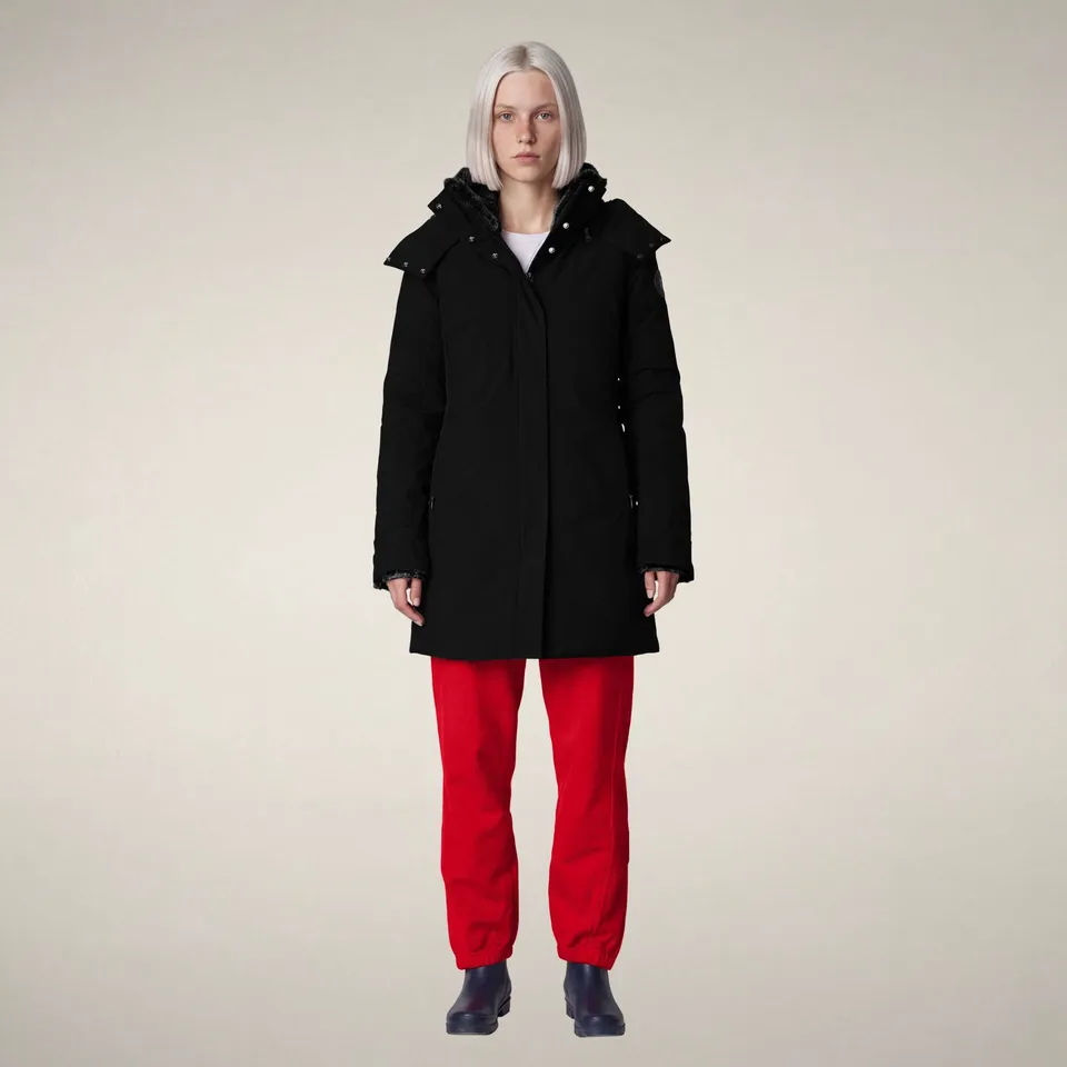 save-the-duck-samantah-parka-damen-schwarz image 1