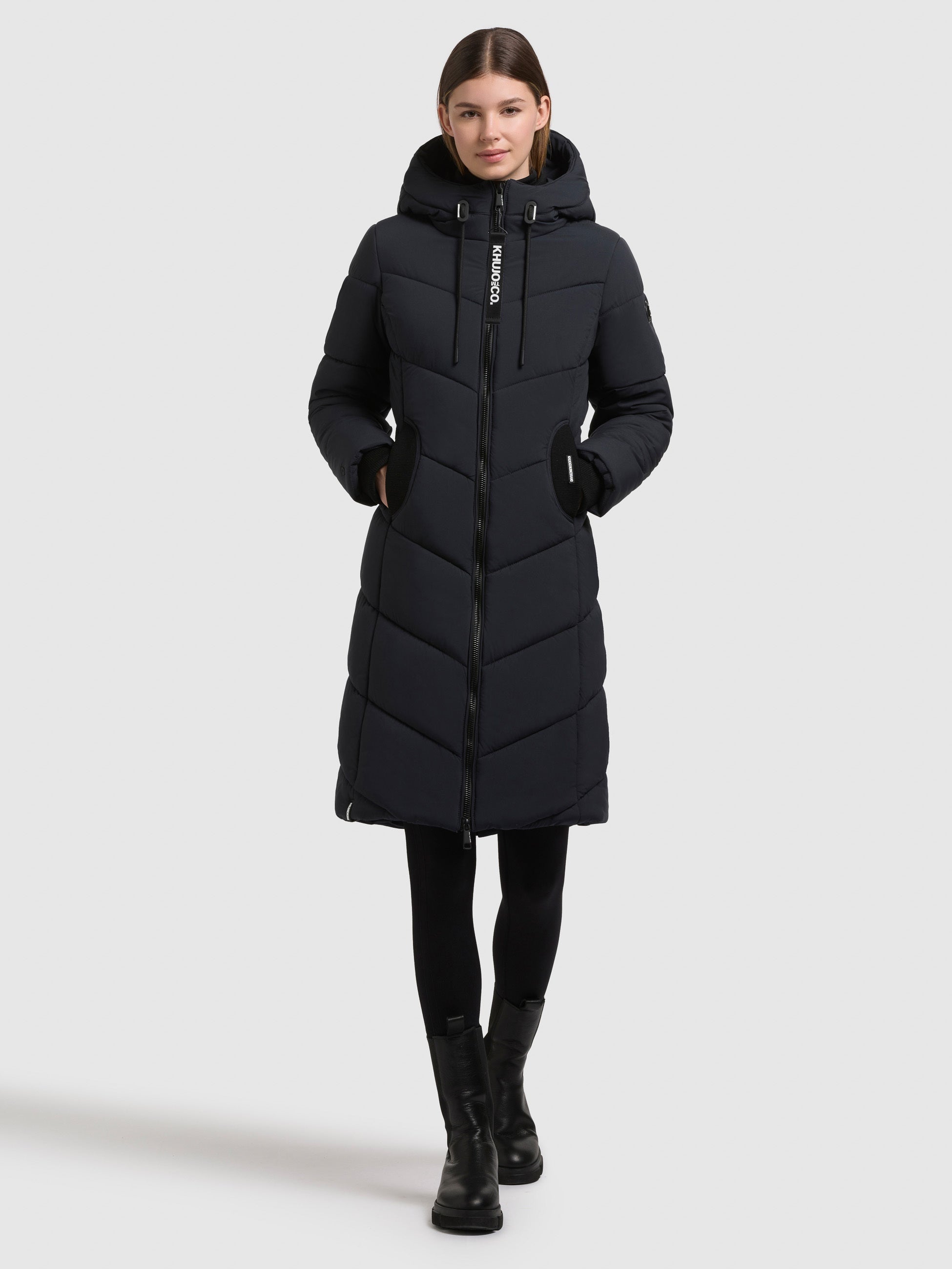 khujo-coat-aribay-light-steppmantel-port-blue image 1