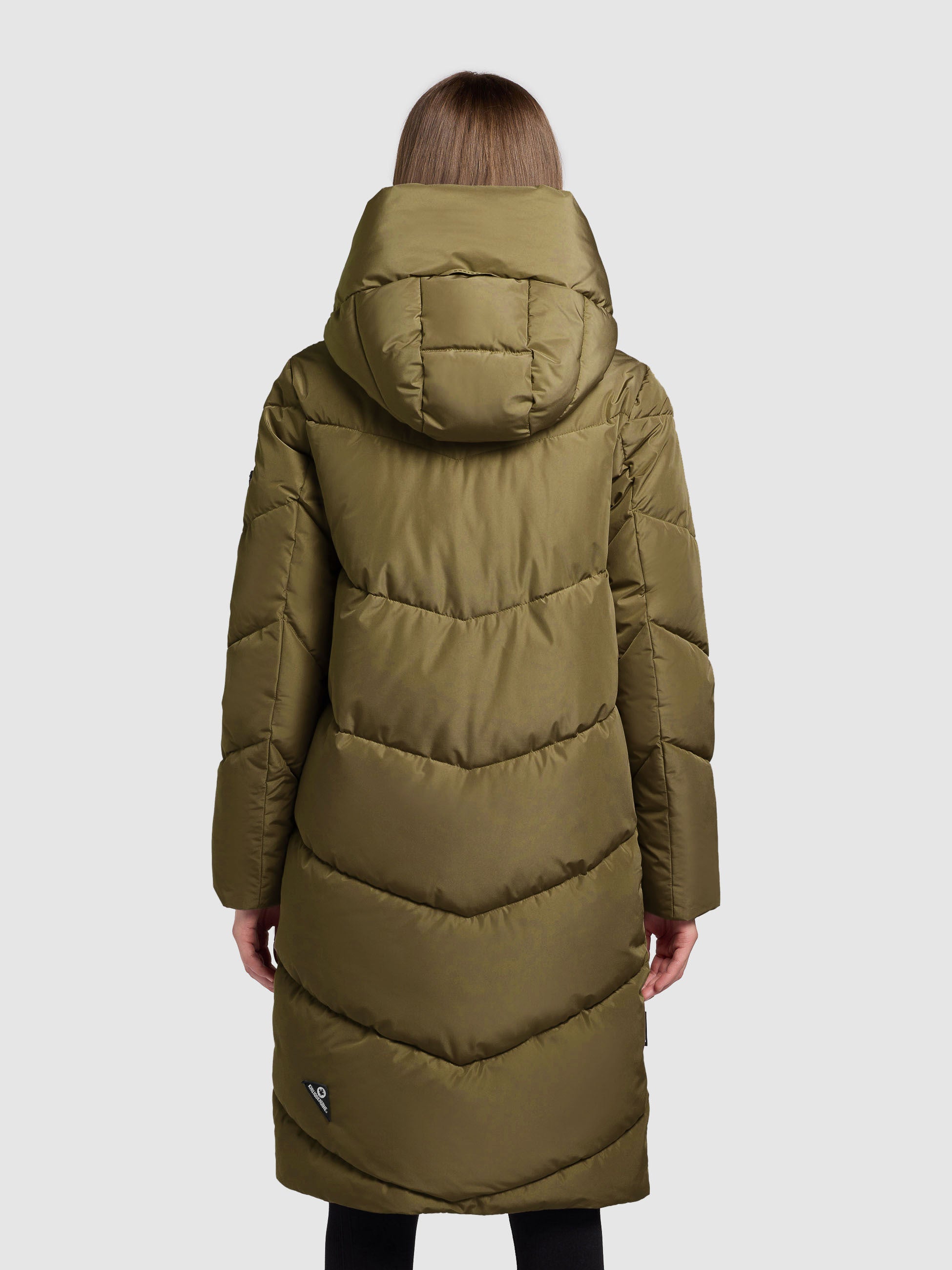 khujo-mantel-jange-scrub-green-knielanger-damen-steppmantel-winter image 3