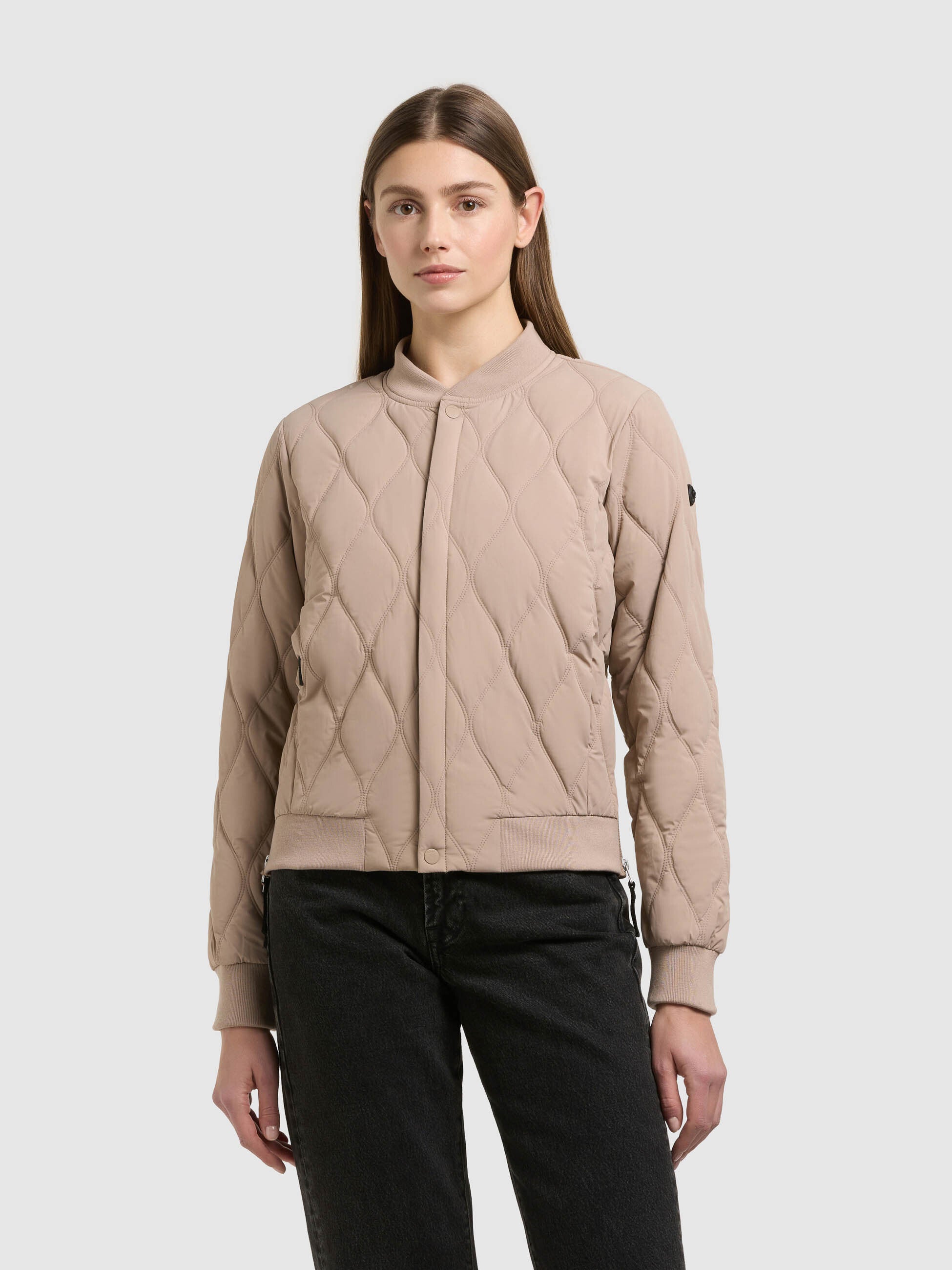 khujo-jacke-feen2-latte-beige-damen-steppjacke-regular-fit image 6