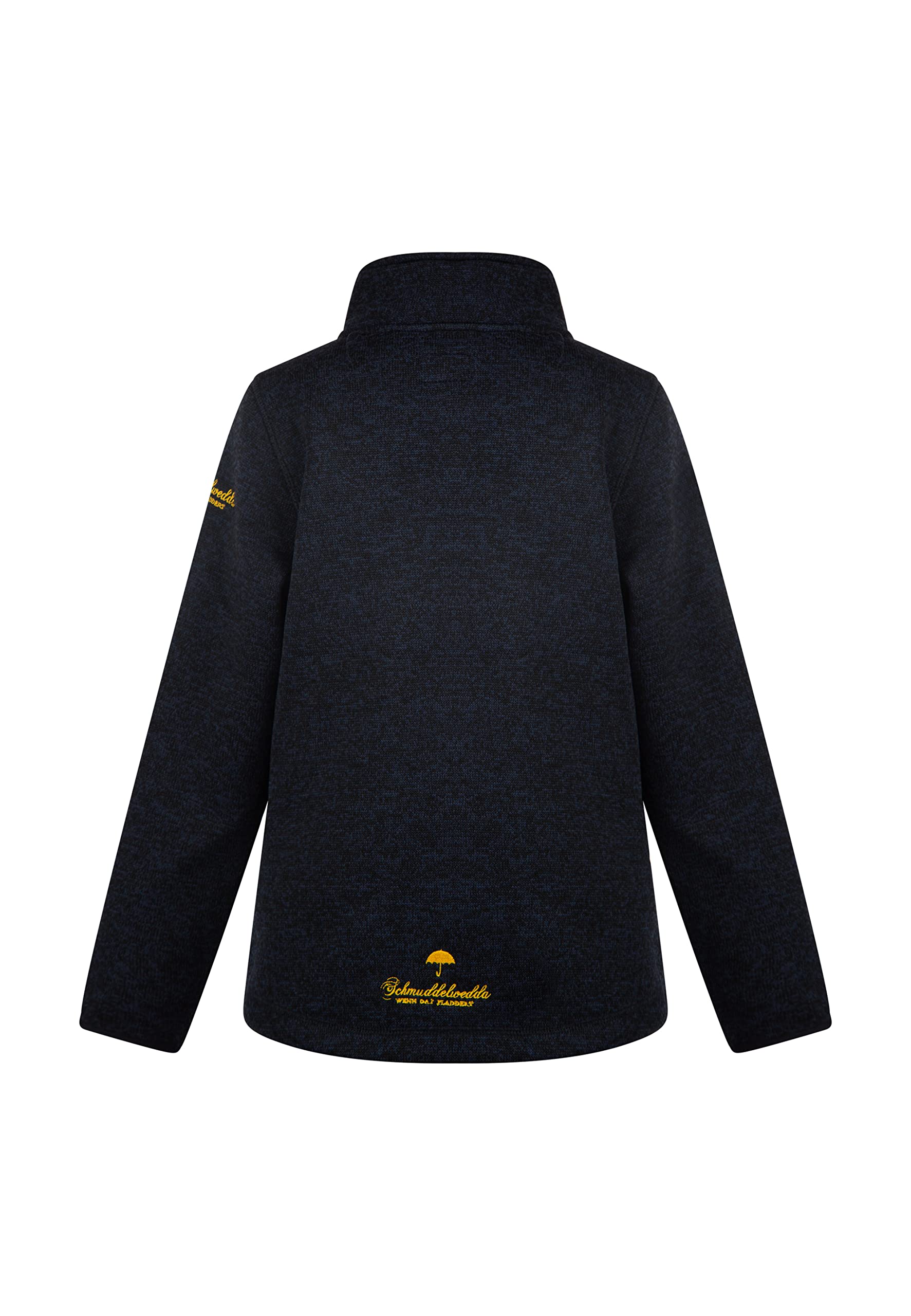 schmuddelwedda-m-dchen-strickfleecejacke-mit-stehkragen-und-fleece-innenseite image 3