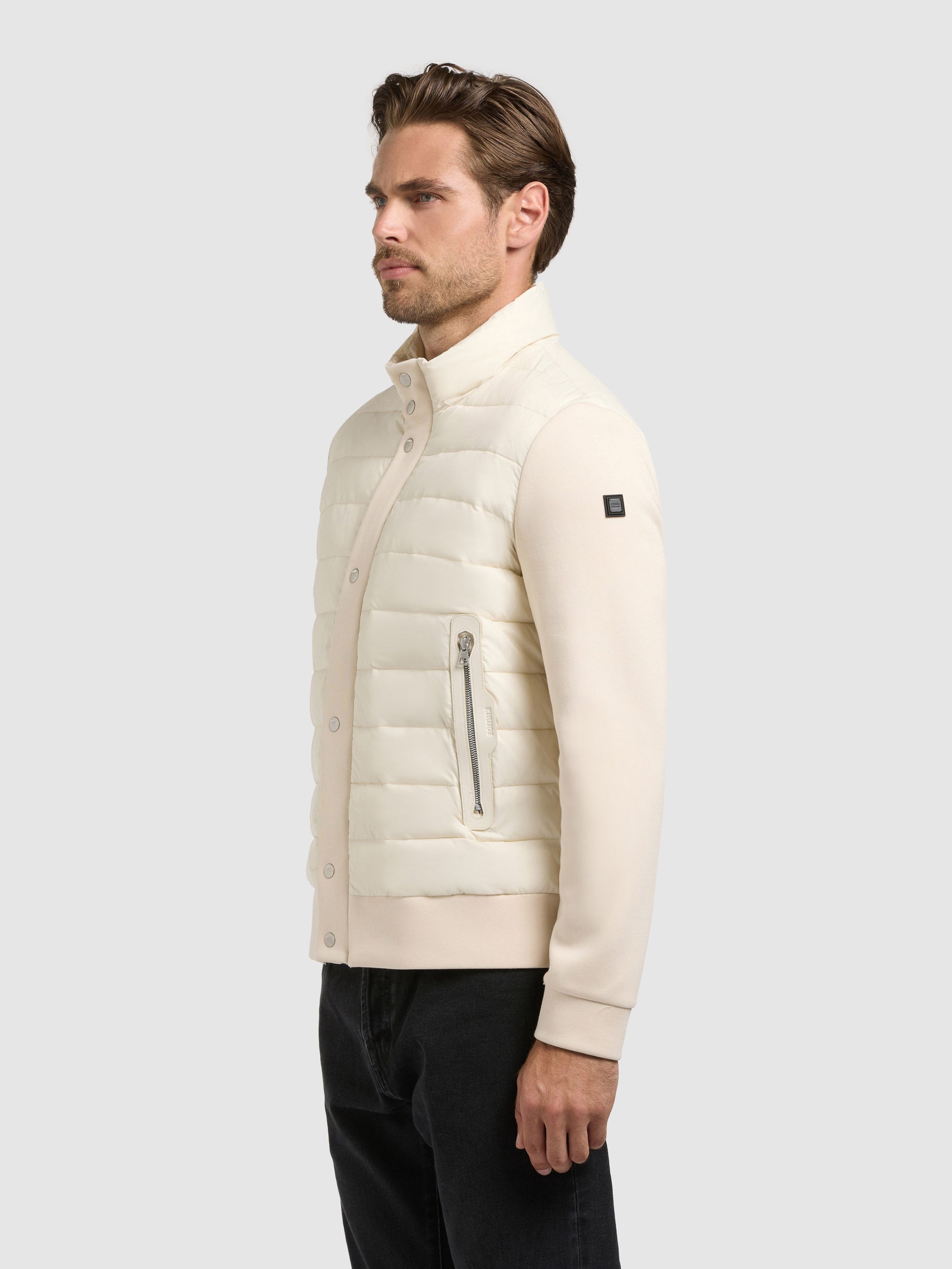 khujo-jacke-walnut-off-white-steppjacke image 5