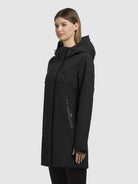 khujo-jacke-izaf3-damen-regenjacke-black image 5