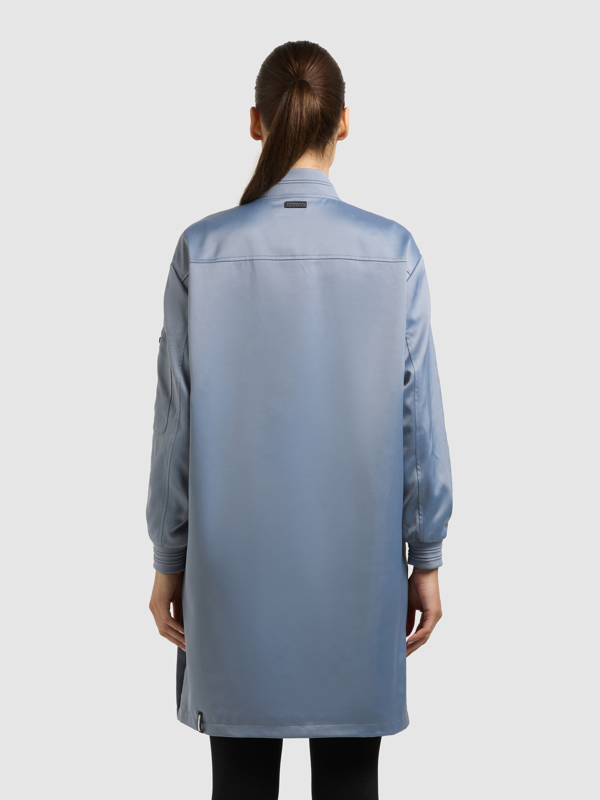 khujo-mantel-tindra-blousonmantel-misty-blue-damen image 3