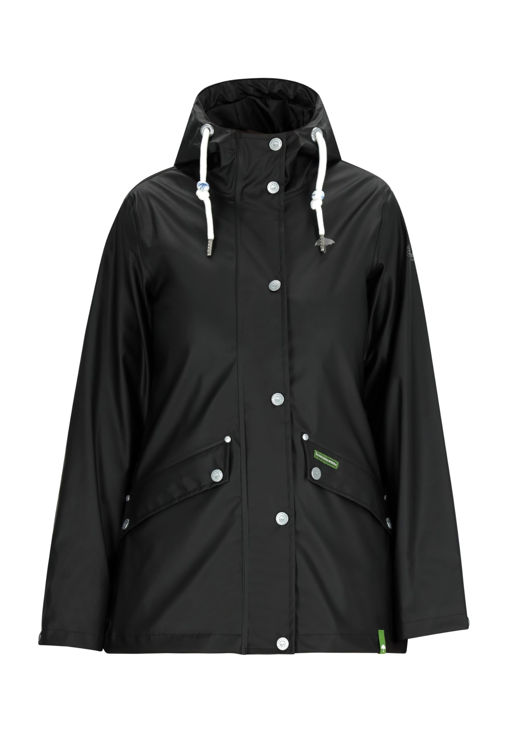 schmuddelwedda-damen-regenjacke-langarm-mit-rei-verschluss-und-knopfleiste-leist image 1