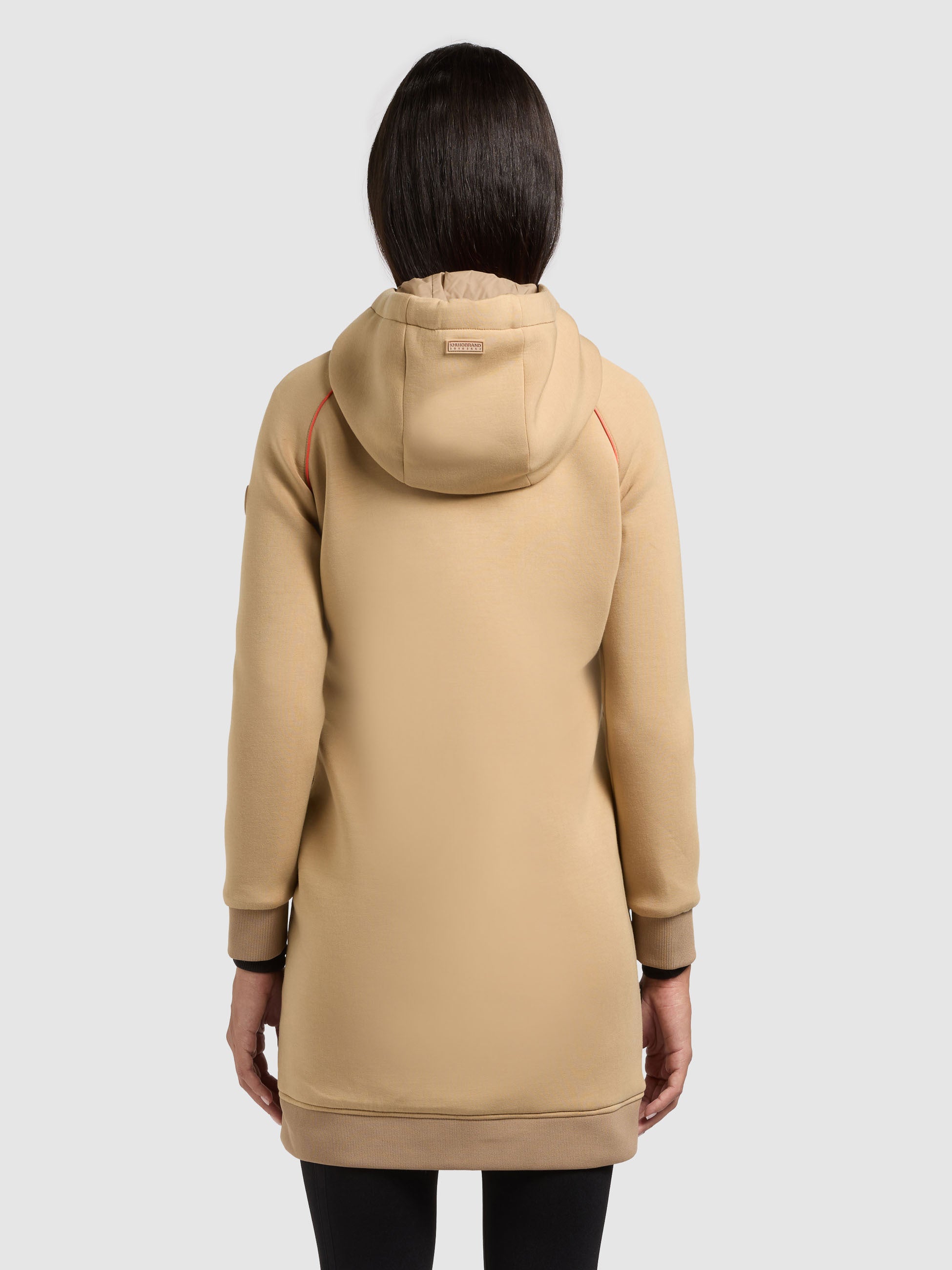 khujo-mantel-nora-dark-camel-damen-steppmantel-im-materialmix image 3