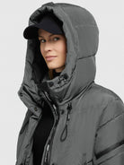 khujo-coat-sonje5-damen-steppmantel-gray-relaxed-fit-wadenlang image 7