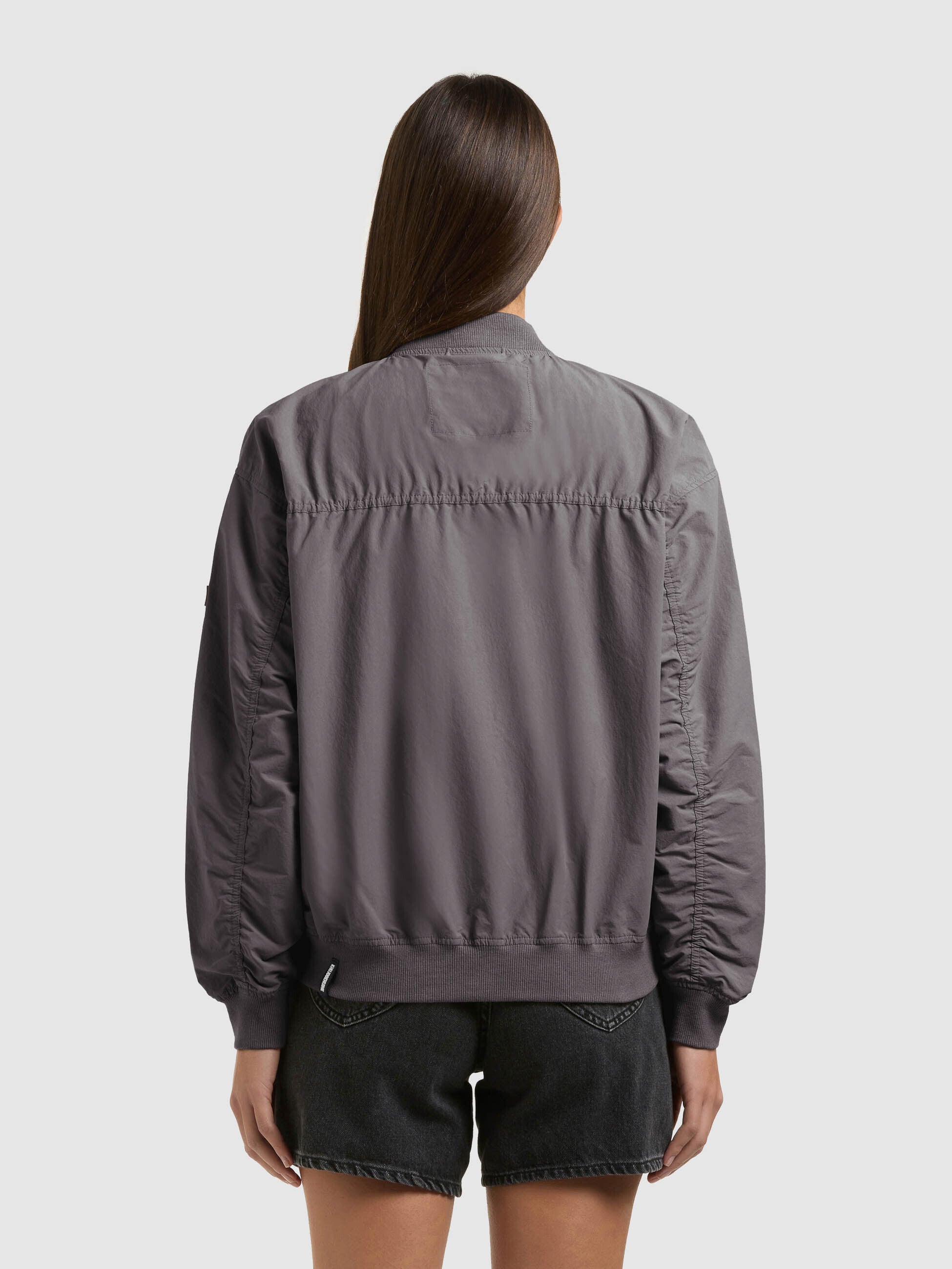 khujo-facee-damen-blouson-slate-grey-mit-tasche-h-ftlang-bomberjacke image 3