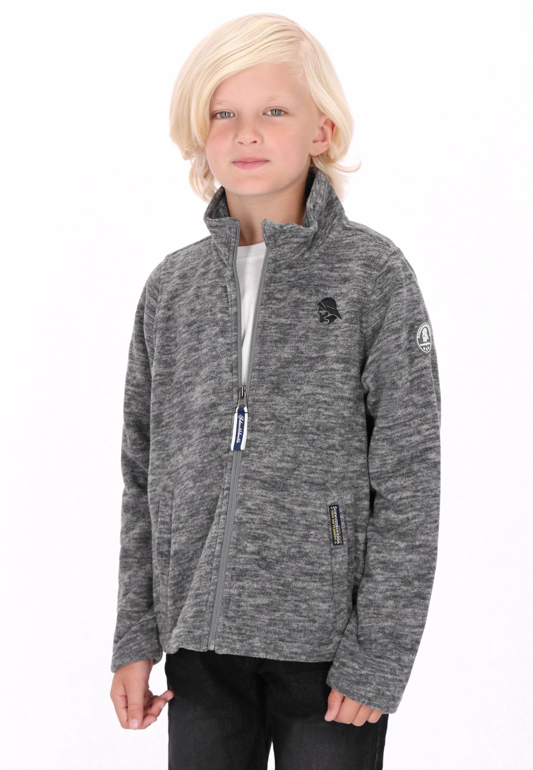 schmuddelwedda-jungen-fleecejacke-mit-rei-verschluss-und-hohem-kragen image 4