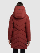 khujo-darka2-damen-steppmantel-dark-red-regular-fit image 3