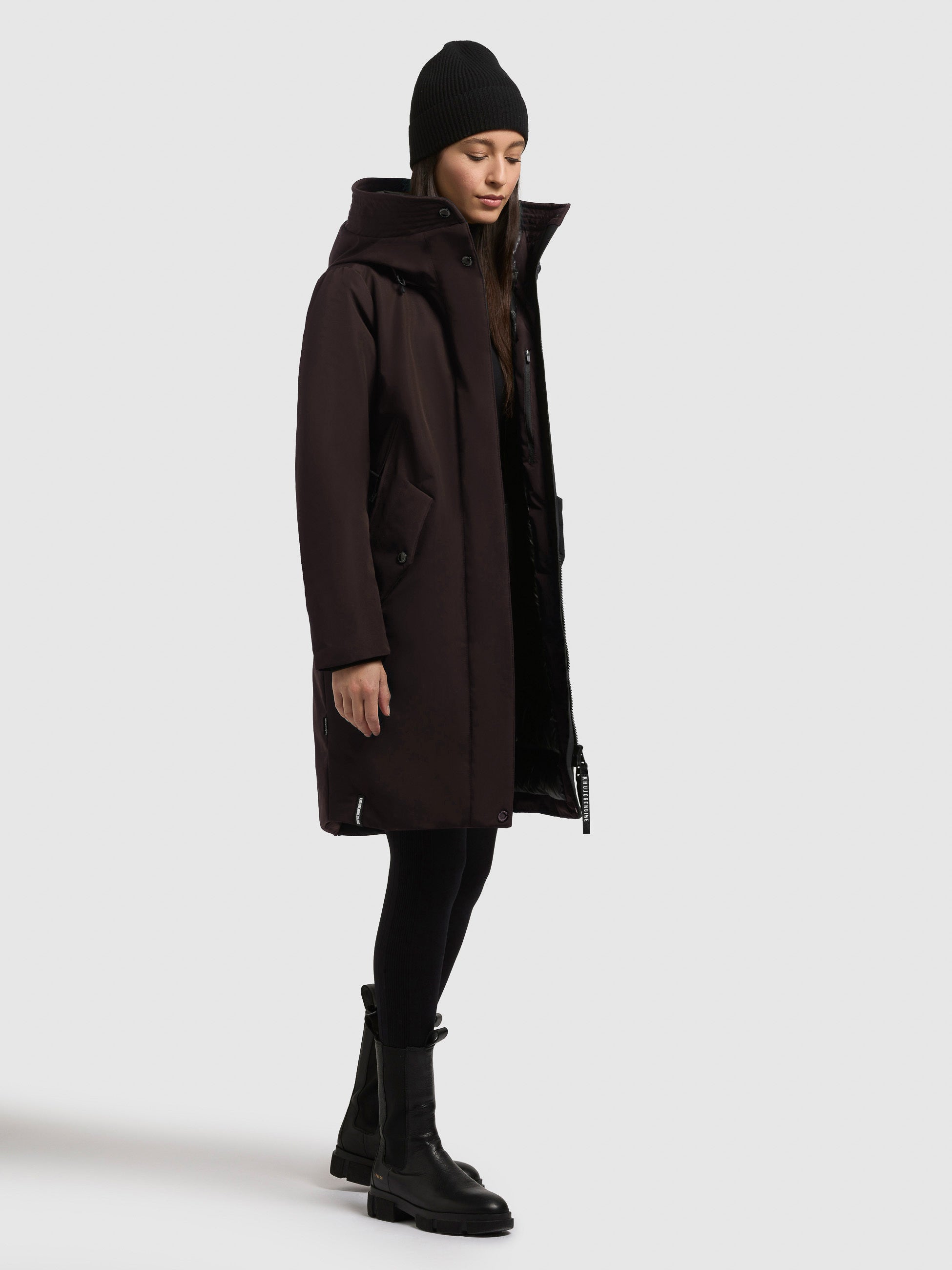 khujo-mantel-webb-moody-plum-warm-wattierter-kurzmantel-mit-kapuze-f-r-damen image 6