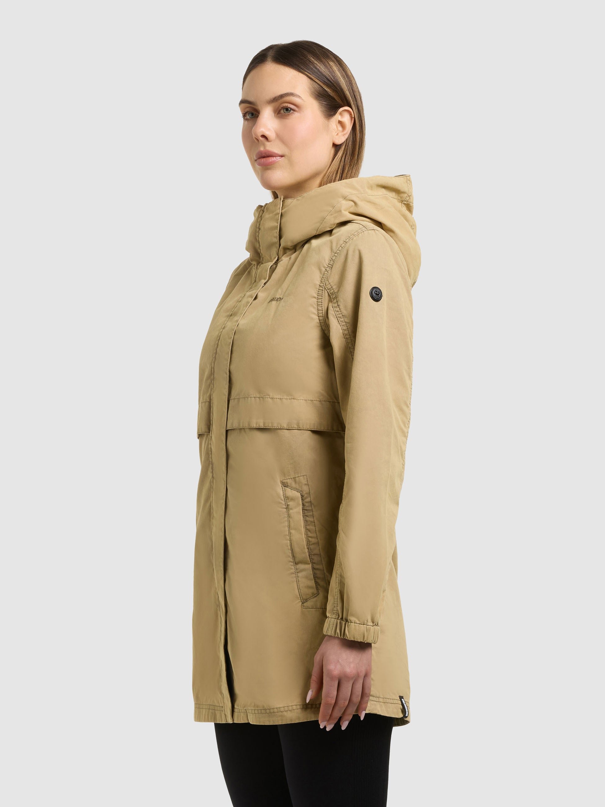 khujo-jacke-brava-latte-brown-damen-kapuzenjacke-slim-fit image 5