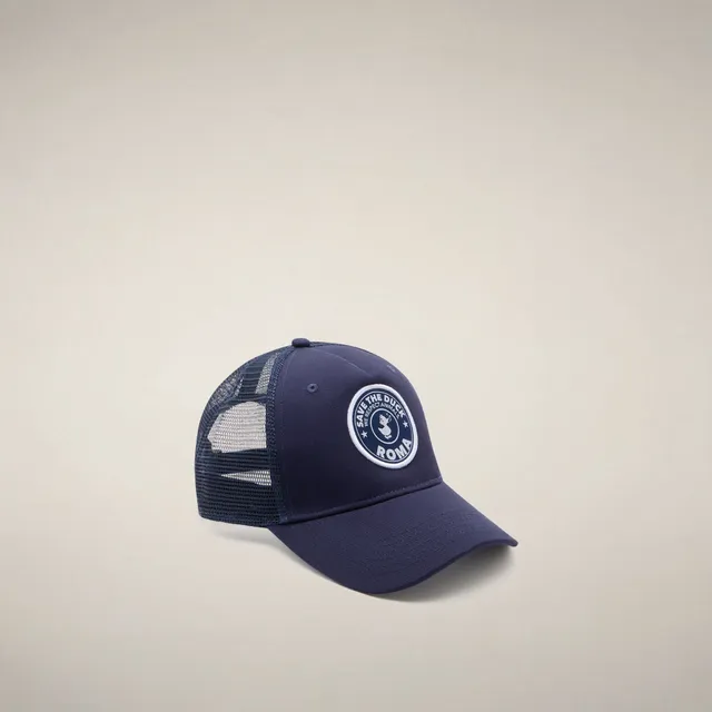 save-the-duck-noa-unisex-cap-navy-mit-roma-print image 1