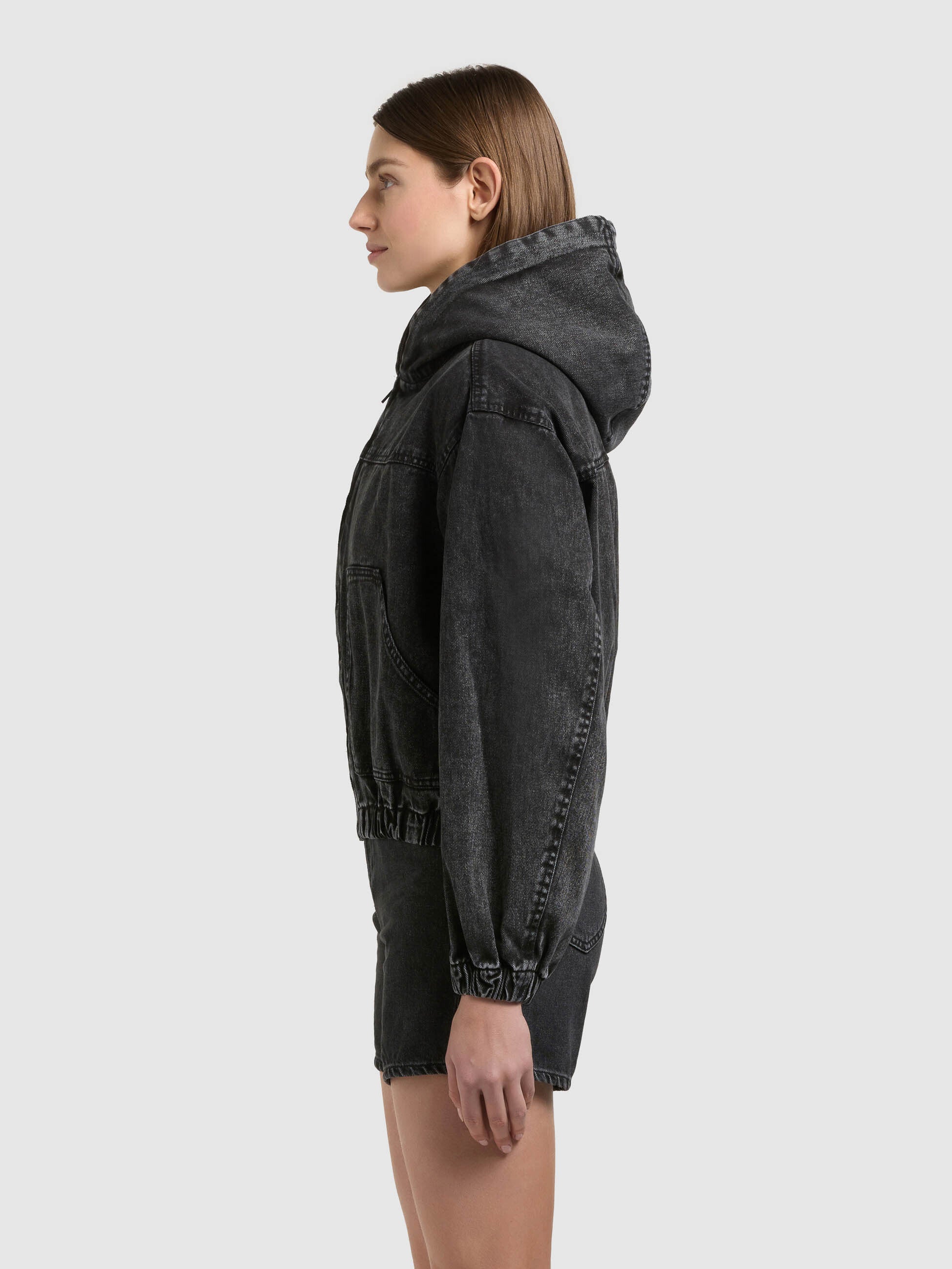 khujo-jacke-gretel-black-jeans-blouson-damen-loose-fit image 5