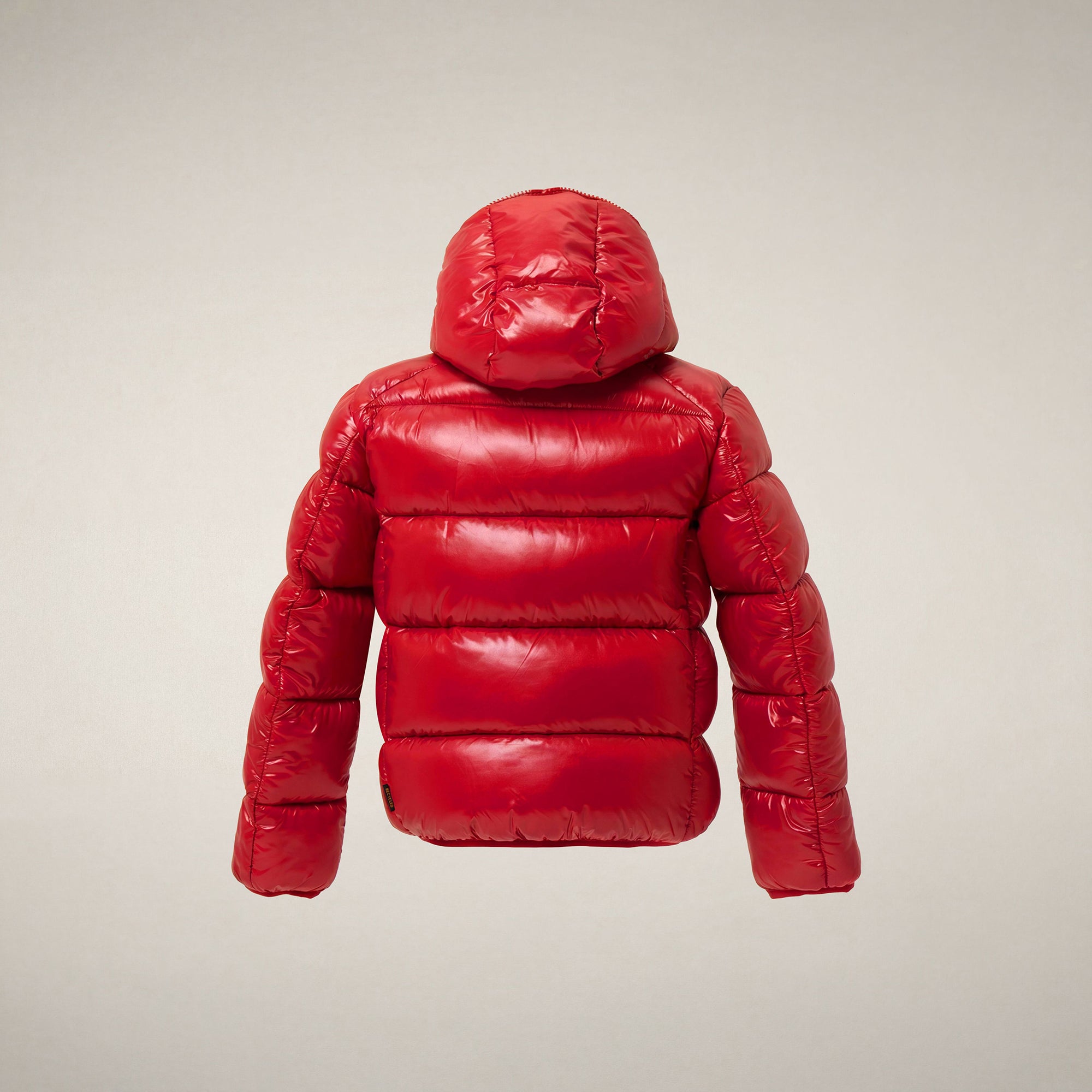 save-the-duck-artie-jungen-pufferjacke-mit-kapuze-dunkelrot-glanz image 2