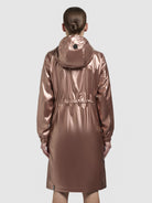 khujo-mantel-phoebe-damen-rosa-metallic-knielang-regular-fit image 3