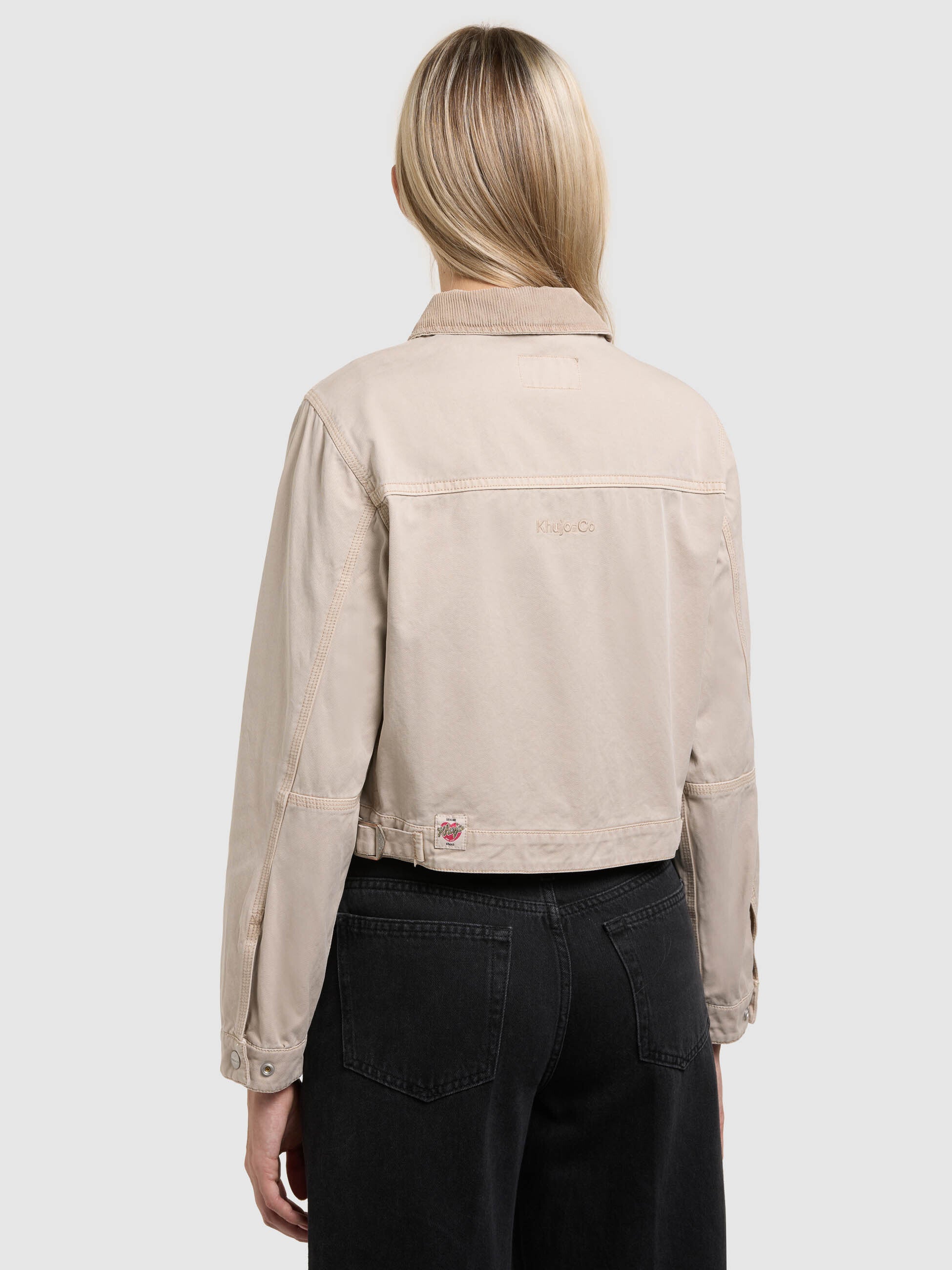 khujo-georgia-damen-sommerjacke-greige image 7