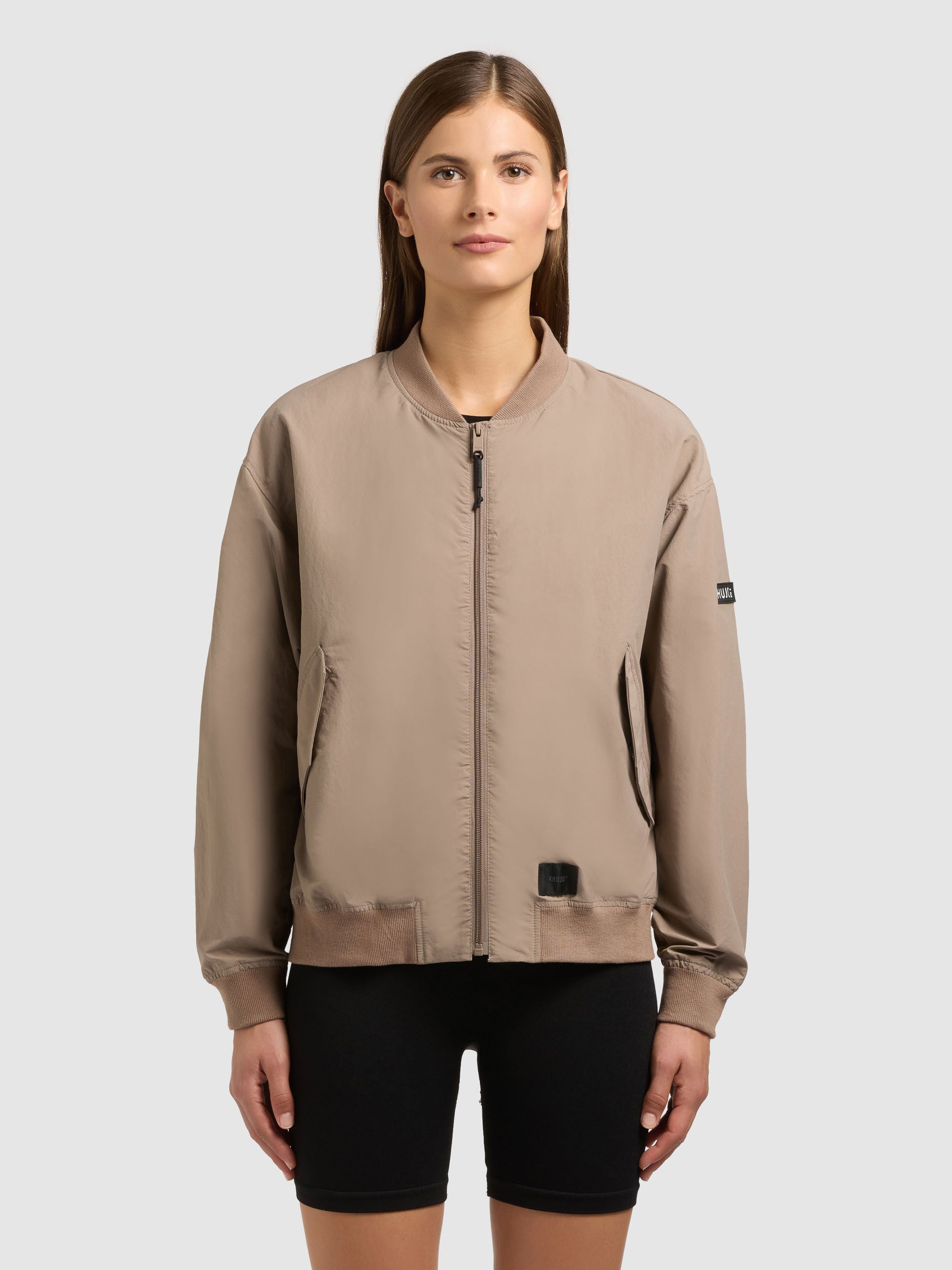 khujo-jacke-rylee-with-bag-latte-brown-leichter-damen-blouson-mit-tasche image 4