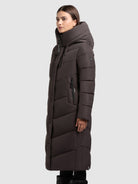 khujo-coat-trudie-moody-plum-wadenlanger-wattierter-steppmantel-damen image 5