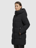 khujo-mantel-lola-schwarz-damen-stepp-kurzmantel-regular-fit image 5