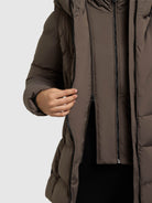 khujo-rabb-2in1-jacke-dull-green-damen-steppjacke-slim-fit image 8