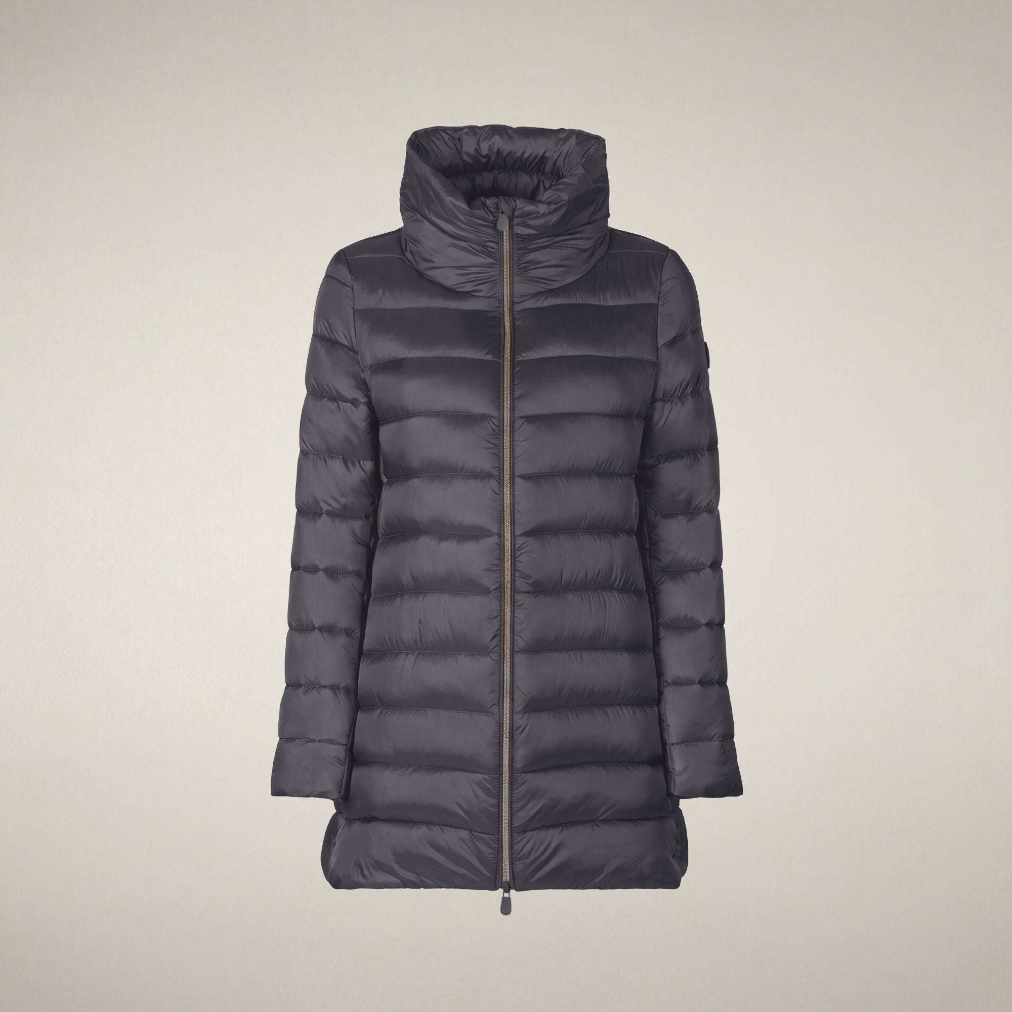 save-the-duck-lydia-damen-daunenmantel-lang-grigio-ebano image 3