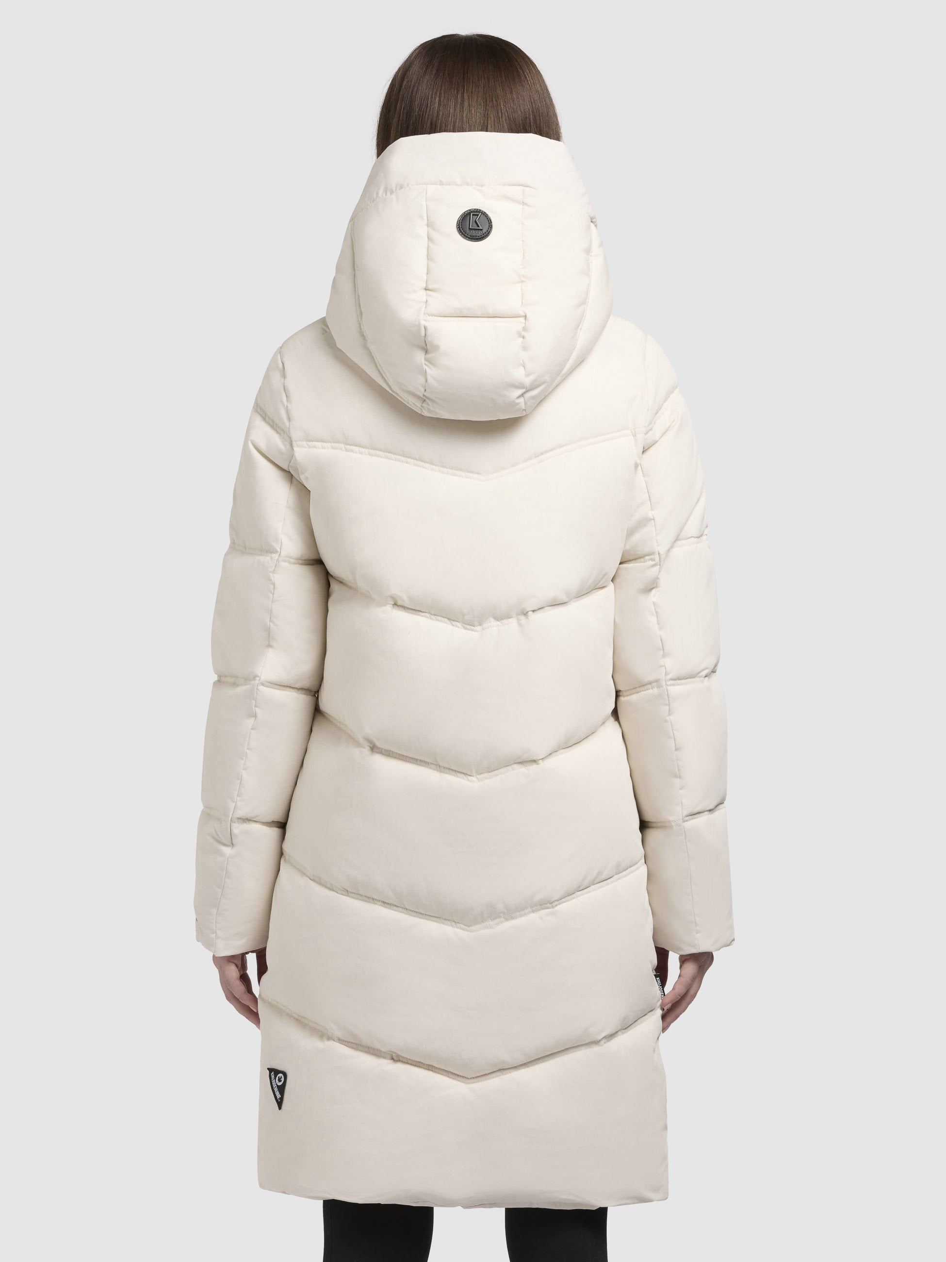 khujo-mantel-graya-cremewei-wattierter-stepp-kurzmantel-regular-fit image 3