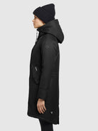 khujo-laria-coat-black-damen-parka-regular-fit image 4