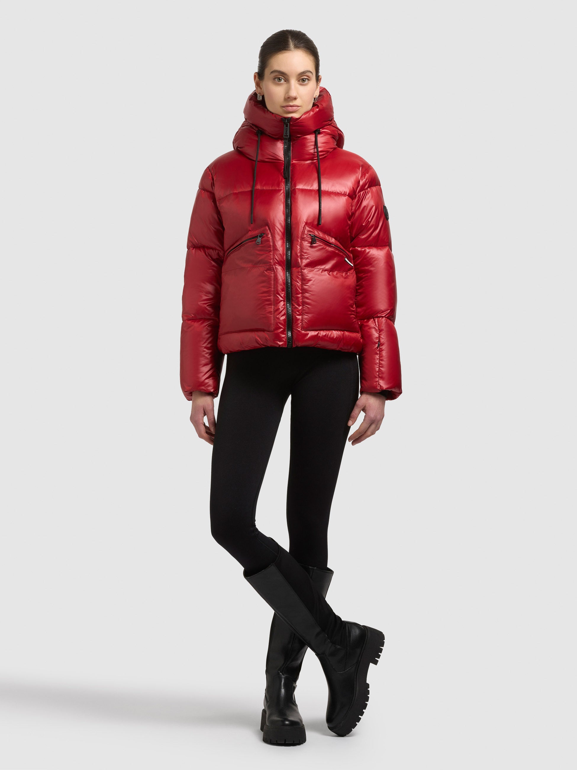 khujo-jacket-luna-nebula-red-damen-steppjacke-h-ftlang image 1