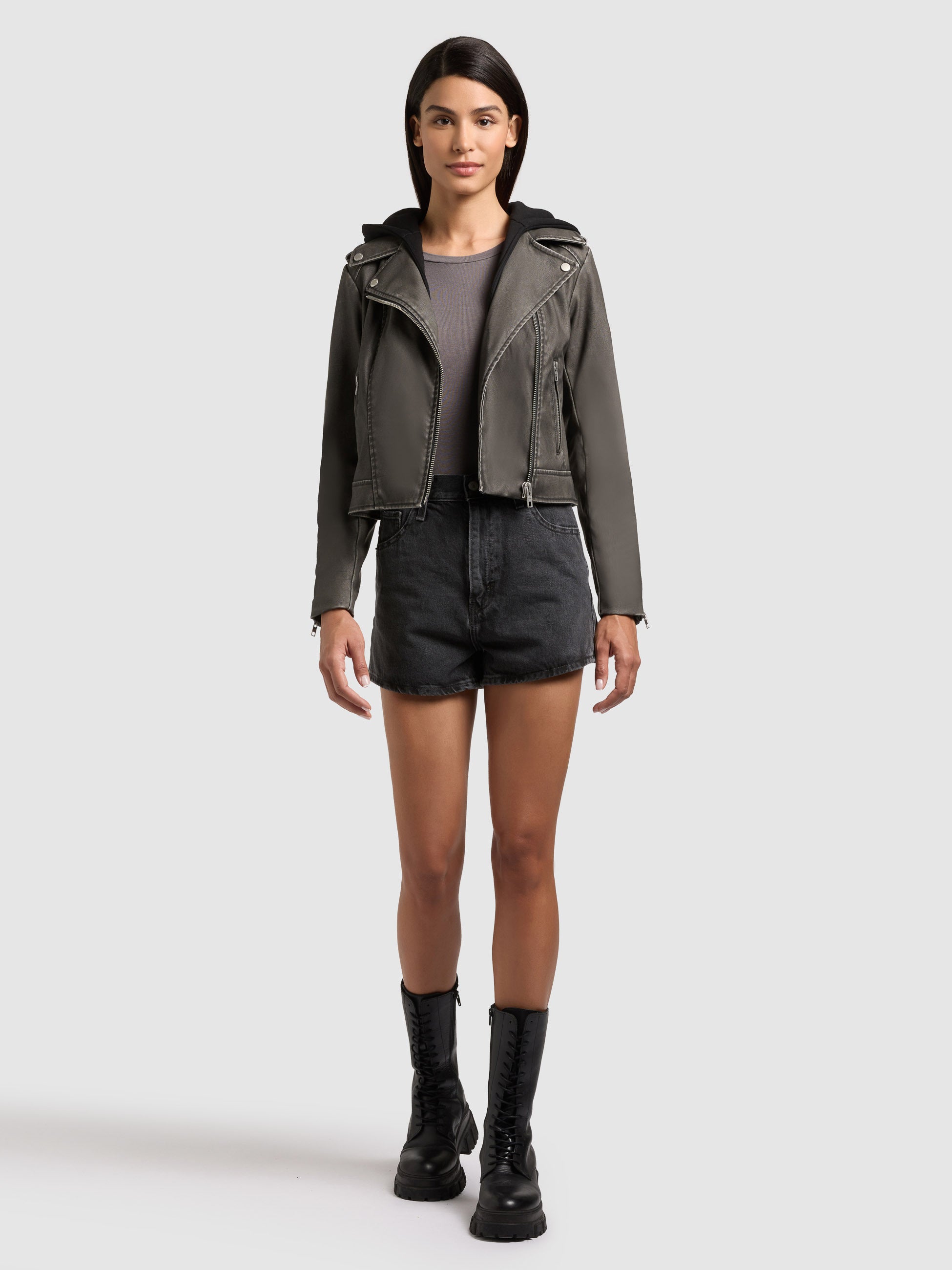 khujo-jacke-yael-2in1-vintage-black-damen-bikerjacke-kunstleder-mit-einsatz image 6