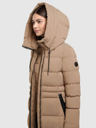 khujo-coat-enakh-cookie-beige-knielanger-steppmantel-slim-fit image 7