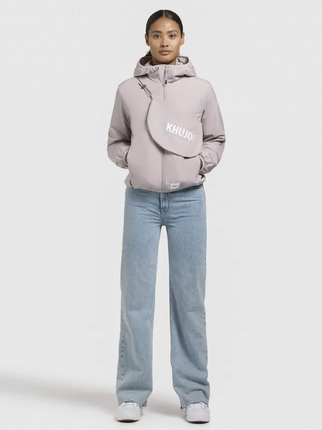 khujo-shelly-with-bag-damen-blouson-jacke-blasslila-superleichte-packable-kapuze image 1