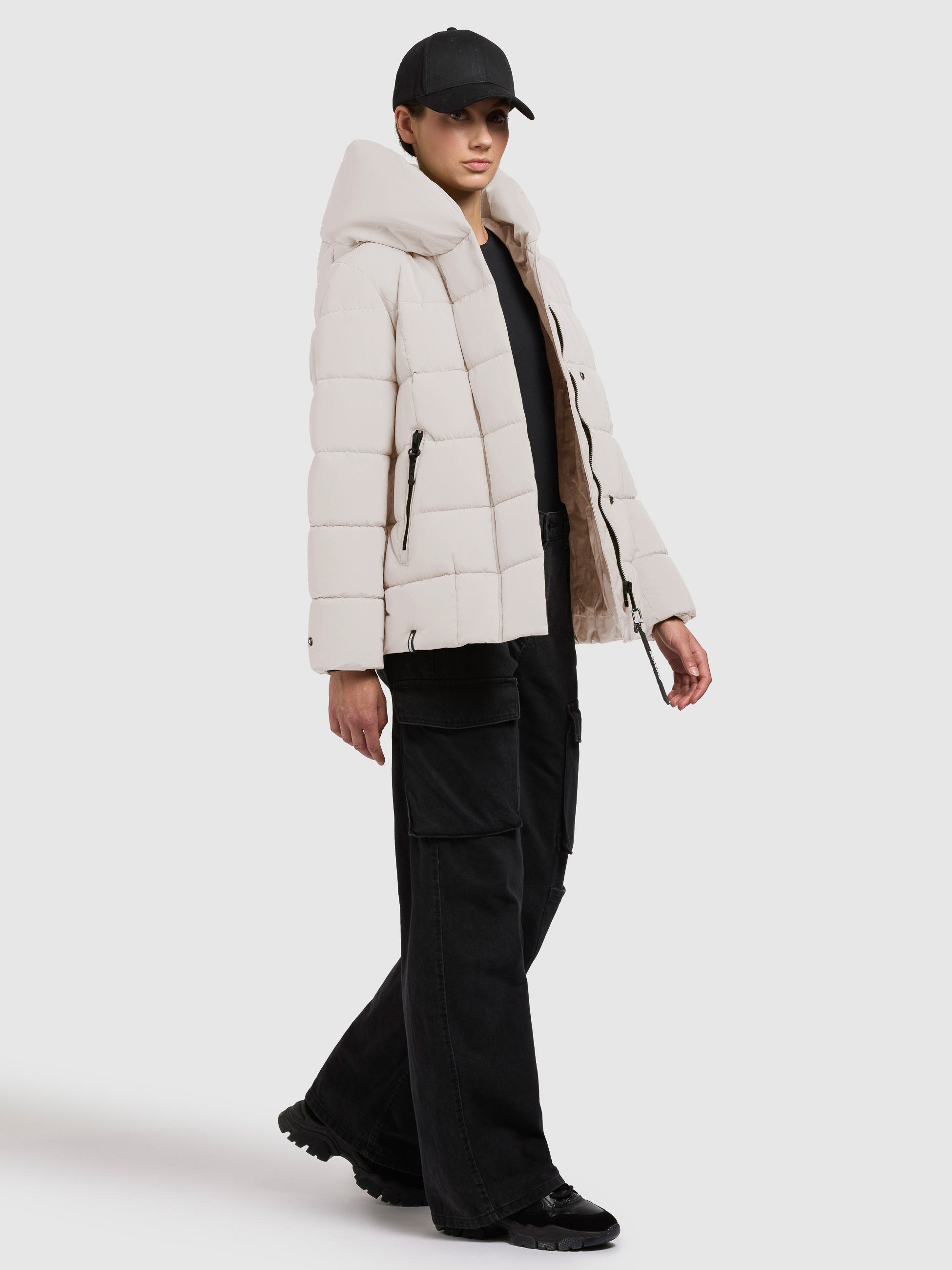 khujo-camea-damen-steppjacke-cremewei-regular-fit image 6