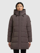 khujo-coat-faltd2-graphite-gray-kurzer-steppmantel-mit-kapuze image 4