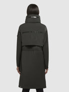 khujo-loulou-damen-coat-windbreaker-kurz-dark-green image 3